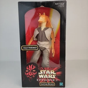 Jar Jar Binks- 1998 Star Wars Action Collection Episode 1 Hasbro New Open 12" - Picture 1 of 6