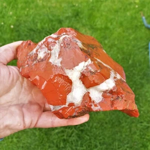 Roter Jaspis Rohstein Red Jasper Rough Edelsteine 1,7Kg Harmonie Zen Garten NrZ1 - Bild 1 von 7