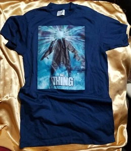 VTG The Thing Horror Movie Promo Shirt Mens M Universal Studios Original 80's - Picture 1 of 6