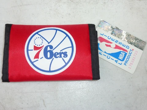 PHILADELPHIA 76ERS   Nylon TriFold WALLET    by Rico   NWT Cover
