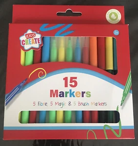 Kids Create 15 Markers  - Picture 1 of 1
