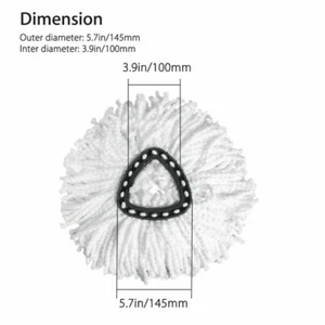 360 ° Spin Mop Easy Clean Nachfüllwisch-Ersatzköpfe für Vileda O-Cedar DE HOT ! - Bild 1 von 10