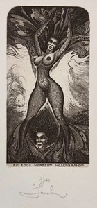 VASYL FENCHAK: Exlibris for Norbert Hillerbrandt; 2008 - Bild 1 von 2