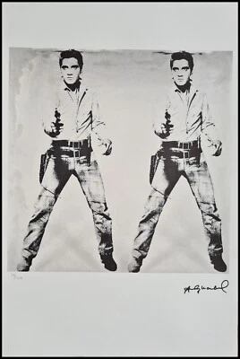 ANDY WARHOL * Elvis Presley * 57 x 38 cm * signed lithograph * limited # 35/100 - Bild 1 von 4