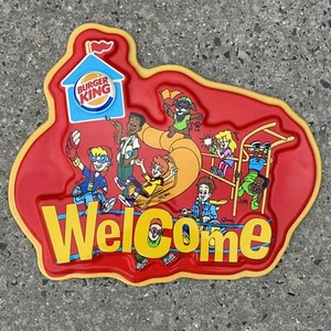 Vintage Burger King Kids Club Gang Playground Sign - Picture 1 of 15