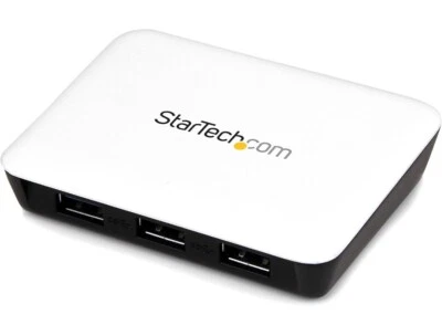 StarTech ST3300U3S USB 3.0 to Gigabit Ethernet NIC Network Adapter w 3 Port Hub - Image 1 of 4