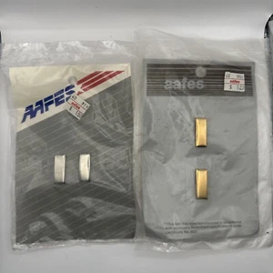 US Army US Air Force USAF 2nd Lieutenant Insignia Rank Bars Gold And Silver - Picture 1 of 2