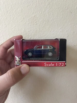 Yat Ming Porsche Cayenne Turbo 1/72 Scale DieCast Car Blue Luxury SUV Truck New - Image 1 of 4