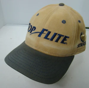 Cappello Berretto Baseball Top Flite Tan Beige Golf Strata Regolabile D.A. USA nuova epoca - Foto 1 di 12