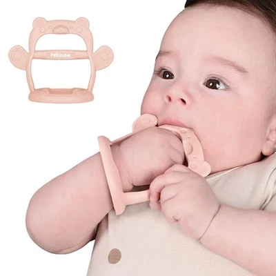 Baby Wrist Silicone Teether Soothing Pacifier Anti-Dropping 3Mos+ - Image 1 of 4