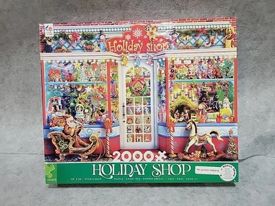 Ceaco 2000 Piece Puzzle Holiday Shop New Sealed Box - Image 1 of 2