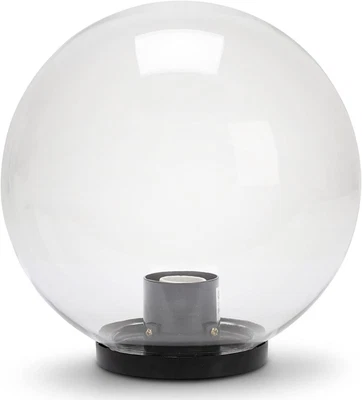 APOLUX – Lampada Sferica Da Esterno, Diametro 200Mm, Attacco E27, Trasparente |  - Immagine 1 di 4