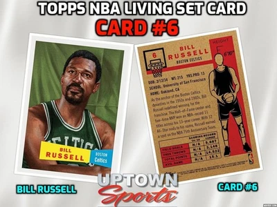Bill Russell - 2025-26 NBA Living Set® - Tarjeta 6 - PREVENTA Foto 1 de 3