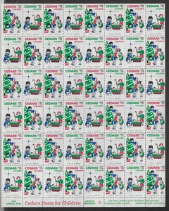 USA Special Cindrella Stamps — 1974, Annual Seal / Home for Children. Ref. 2024 - Picture 1 of 2