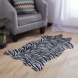 Area Rug Faux Zebra Print Rug Animal Rug/Mat/Carpets for Home,Living Room, Of... - Picture 1 of 4