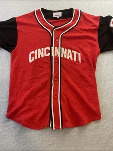 Camiseta de béisbol de los Cincinnati Reds XL Starter Script para hombre - Imagen 1 de 9