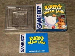 Kirby's Dream Land Nintendo Game Boy *Caja, Bandeja + Manual solamente* Sin juego casi como nuevo - Imagen 1 de 11