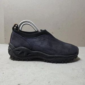 MERRELL MOC  WATERPROOF WOMEN'S LEATHER SUEDE HIKING  BOOTS BLUE NAVY  UK5 EU38 - Picture 1 of 15
