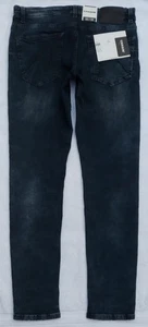 NUEVO CON ETIQUETAS CHASIN’ EGO Pantalones de mezclilla para hombre azul oscuro calce ajustado elástico botón mosca talla 32x32 - Imagen 1 de 16
