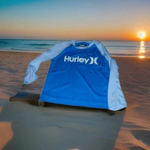 HURLEY JUNGEN STRANDSTIL POLYESTER ELASTHAN LANGARMSHIRT ALTER 24 MONATE - Bild 1 von 2