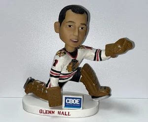 Chicago Blackhawks Glenn Hall Bobblehead SGA - Imagen 1 de 1