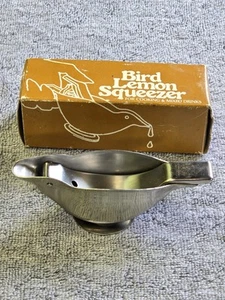 Exprimidor de jugo de limón pájaro de colección con caja de acero inoxidable para cocinar y bebidas mixtas - Imagen 1 de 8