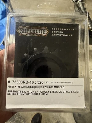 Superlite Front Sprocket KTM 690-890 All Models/Husqvarna 701-901 All Models - Image 1 of 4