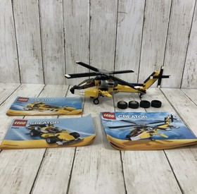 LEGO CREATOR: Yellow Racers (31023) 100% Complete With Instruction Manuals