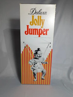 Deluxe Jolly Jumper 1970, complete in box, CIB, vintage, retro, antique, baby - Imagem 1 de 3