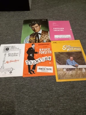Bruce Forsyth, George And Alfred Black, My Fair Lady, Etc Programmes 60's & 70's - Image 1 of 4