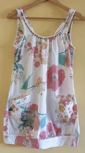 River Island Women's UK Size 6 Floral Design Dress Top - Picture 1 of 5