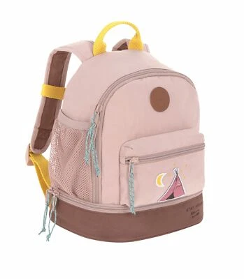 Lässig Adventure Mini Backpack Rucksack Tasche Tipi Rosa Braun Neu - Bild 1 von 4