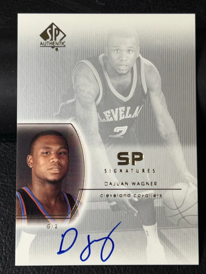 2002-03 SP Authentic Signatures Dajuan Wagner Rookie Auto Cavaliers 780 - Image 1 of 2