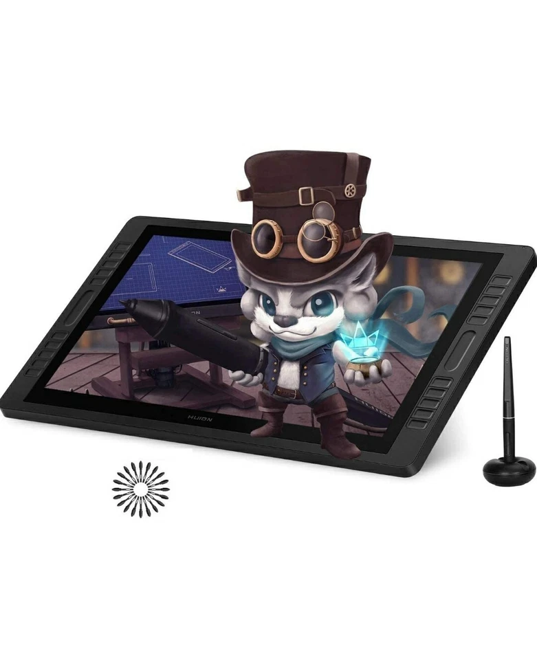 HUION Kamvas Pro 22 inch Graphic Tablet and Graphic Drawing Monitor - Image 1 of 4