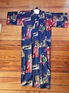 Japanese Samurai/ Geisha Robe, Full Length, NEVER WORN, BOUGHT IN JAPAN, UNISEX! - Picture 1 of 7