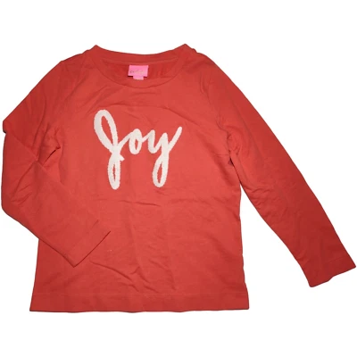 Sudadera Lilly Pulitzer Niñas Talla 8 10 Rami Ligera Roja Top Nueva Sin Etiquetas Algodón Foto 1 de 4