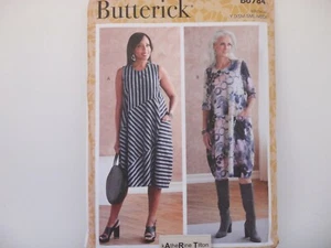 Butterick 6784 Katherine Tilton Loose Dress Sleeve Options Pattern XS-M or L-XXL - Picture 1 of 7