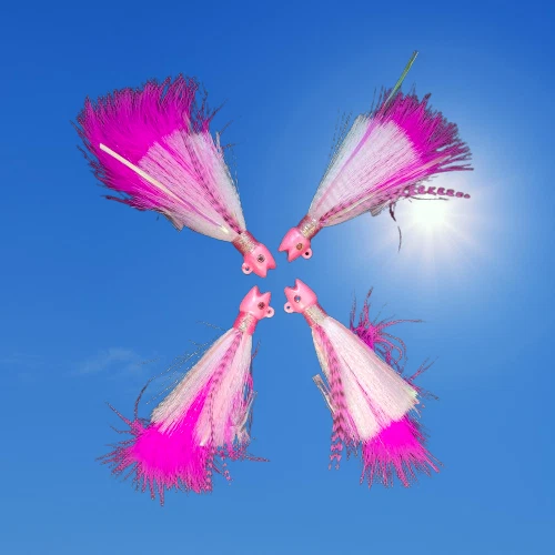 4件装3/4盎司Snapper,cobia,groupers夹具3/0钩 — 第 1/1 张图片