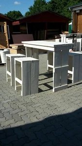 Mewa Stehtresen mit Barhocker(Beach Club) - Bild 1 von 3