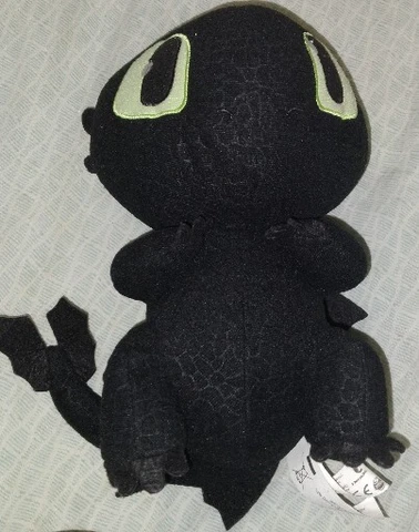 Dreamwork How to Train Your Dragon Toothless The Hidden World Plush 8” Tall Cover