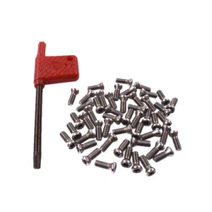 Tornillos Torx de acero de aleación M3,5x10 50 un. para reemplazar herramienta de torno CNC de inserción de carburo - Imagen 1 de 8