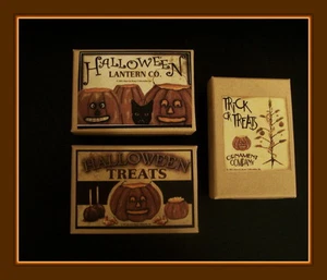 DREI HALLOWEEN LATERNE CO. AND TREAT GESCHENKBOXEN - Bild 1 von 1