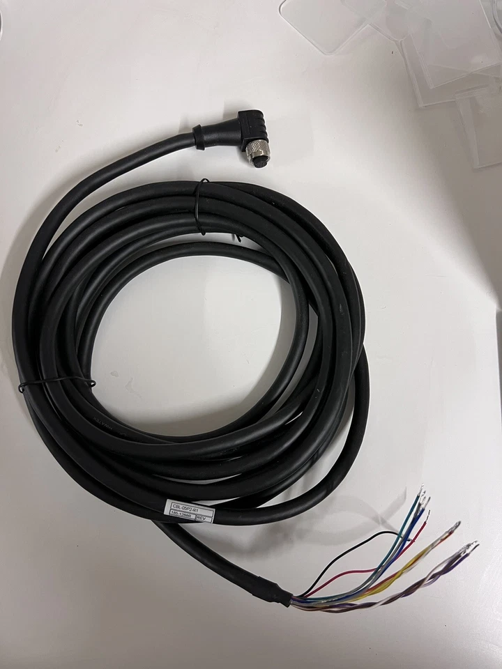 COGNEX CBL-05P2-R1 / CBL05P2R1 M12 12 Pin Socket Angled 90 Degree Camera Cable - Image 1 of 3