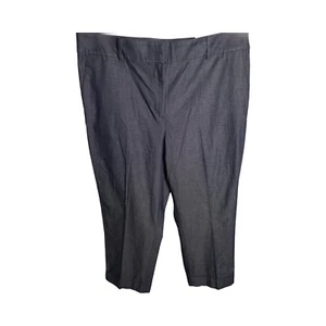 Ann Taylor Factory The Crop Curvy Fit Mid-Rise Pant Slim Leg, Size 16 Blue New - Picture 1 of 4