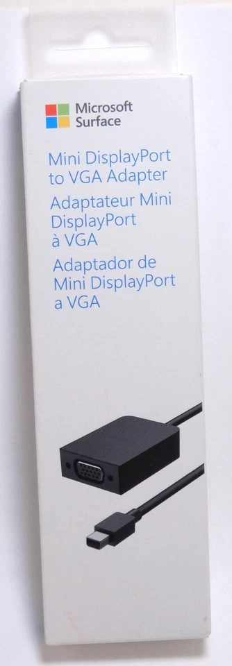 Microsoft EJP-00001 miniDisplay-to-VGA Video Adapter for Surface Pro 2/3/4,book - Image 1 of 2