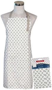 Steelex Grey Diamond Apron 100% Cotton - Picture 1 of 1