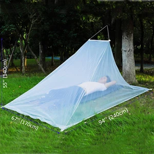 Kompaktes ultraleichtes No-See-Um Moskitonetz für Camping und Reisen - Bild 1 von 12