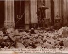 1918 WWI German Bombardment Big Bertha Paris France Saint Gervais Real Photo