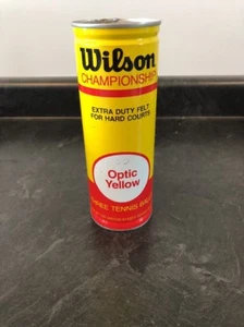 Pelotas de tenis Wilson Championship selladas de colección fieltro óptico amarillo extra resistente - Imagen 1 de 4