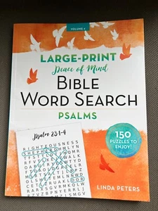 Peace of Mind Bible Word Search: Vol 4 LARGE PRINT NEW - Bild 1 von 1